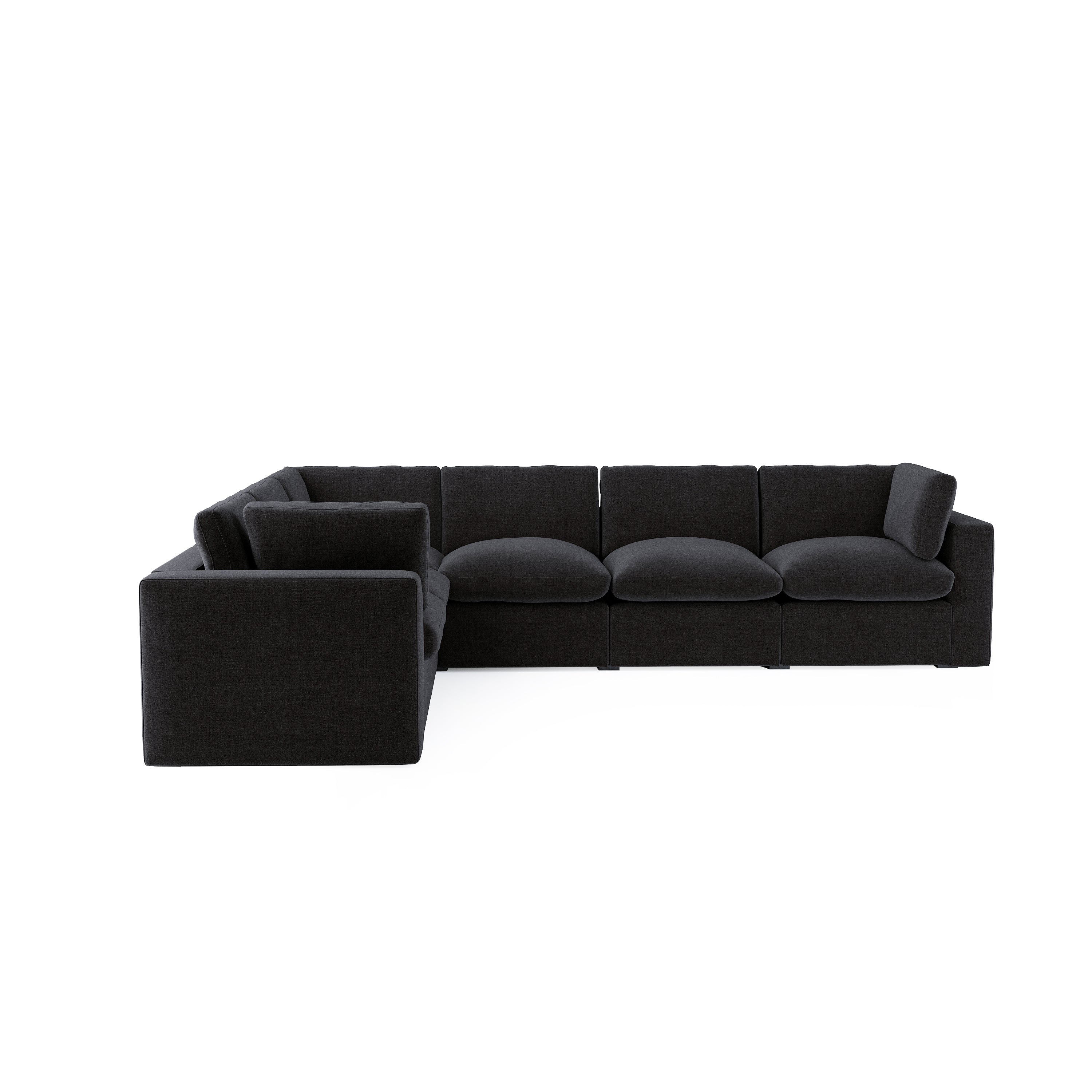 charcoal right-sectional