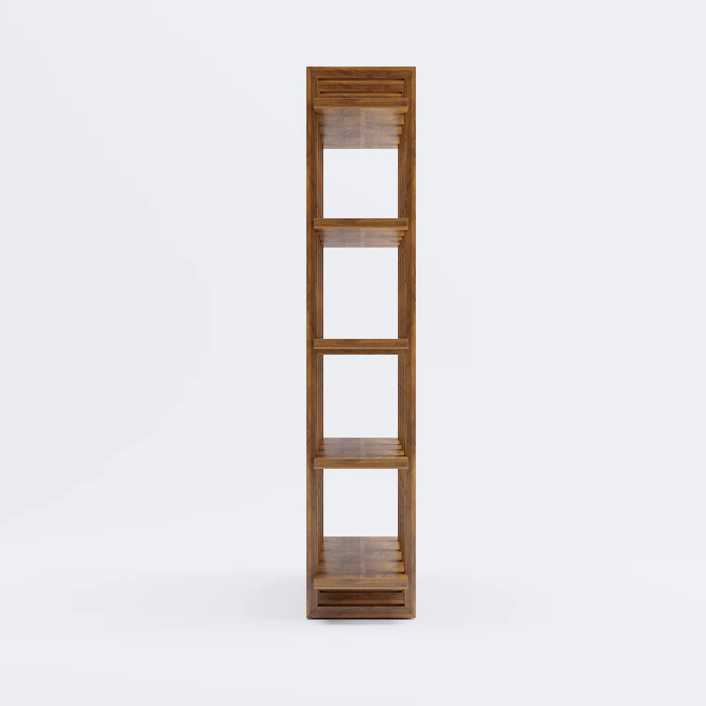 Harmony Single Shelf/Bookcase - 66" - Solid Teak Wood