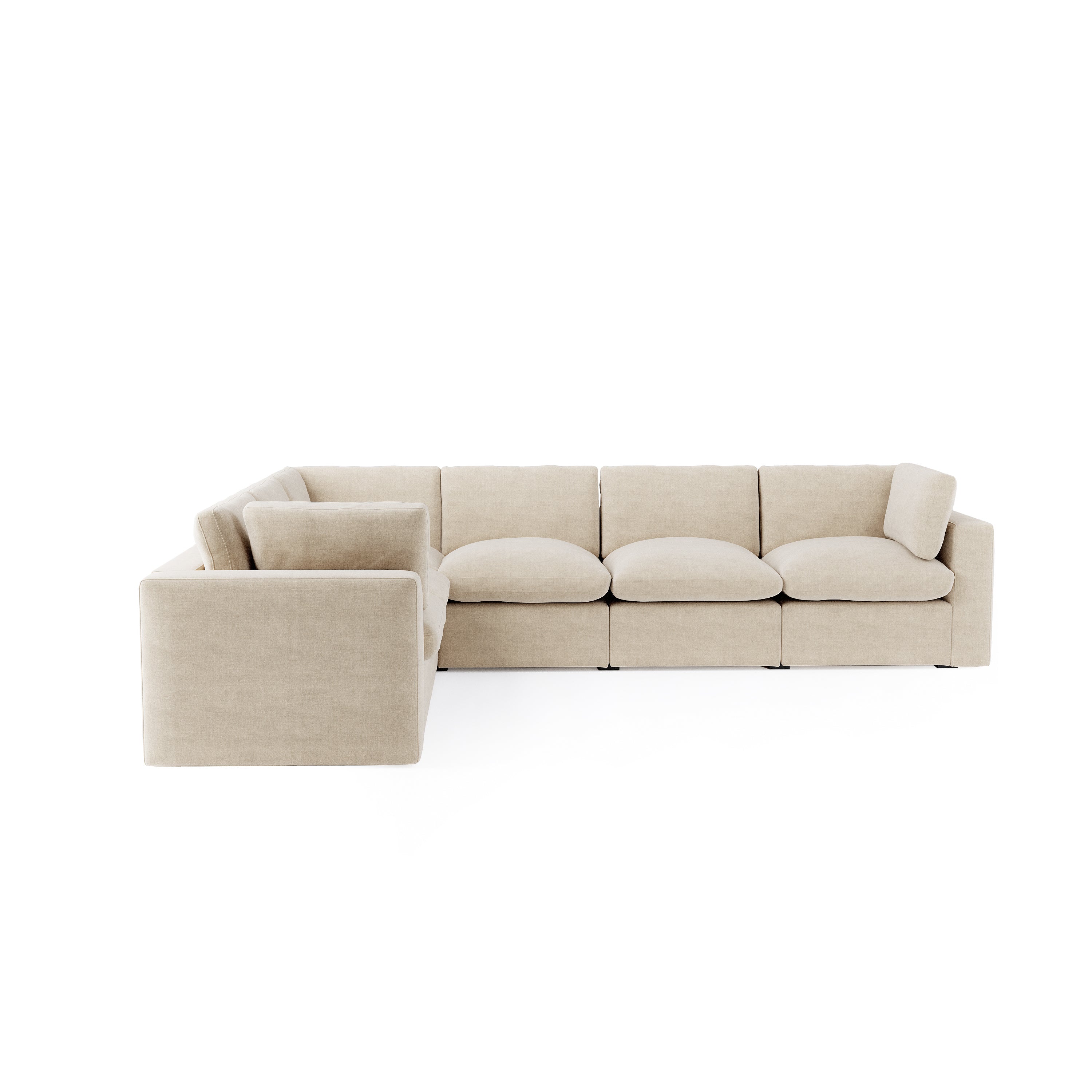 cream right-sectional